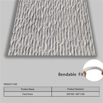 Can flexible stone be used in public areas?